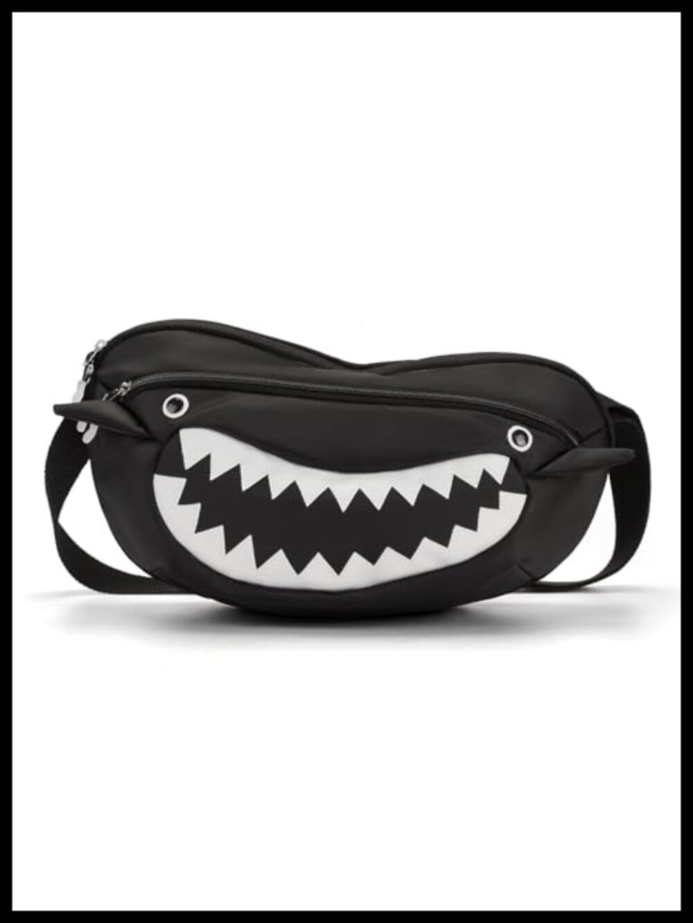 Water Repellent Polyester Unisex Crossbody Sling Bag with Zipper